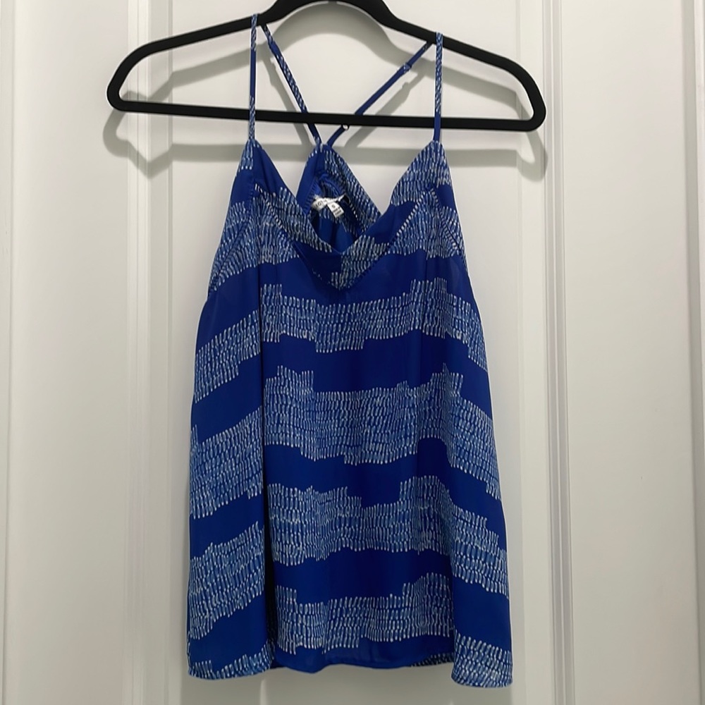 Dressy Blue Tank